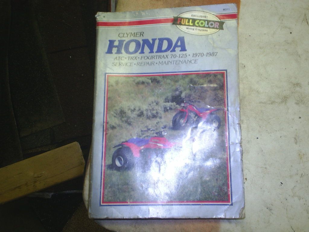 Honda 3 Wheeler Manual ATC TRX 70 125 1970 1987