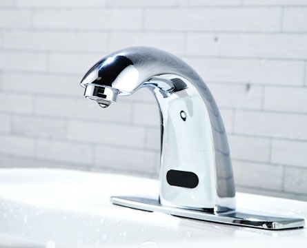  New Automatic Infrared Sensor Bathroom Faucet, HOT AND COLD WATER MP2