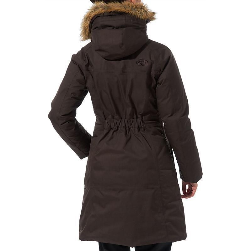 The North Face Womens Arctic Insulated Waterproof Parka Jacket Brown s