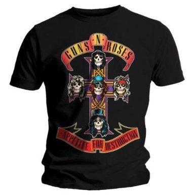  Appetite for Destruction T Shirt M L ETN Vinyl LP Box Set New