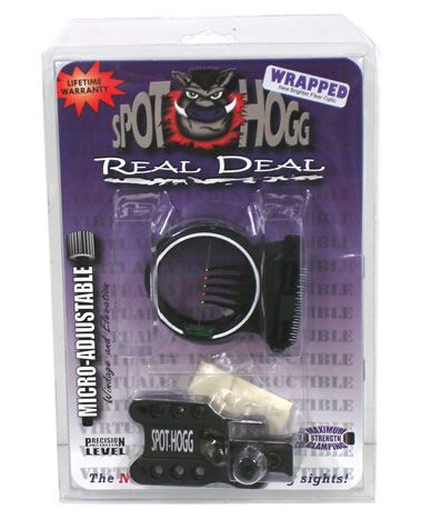 Spot Hogg Real Deal 5 Pin Wrapped Fiber Optic Sight New