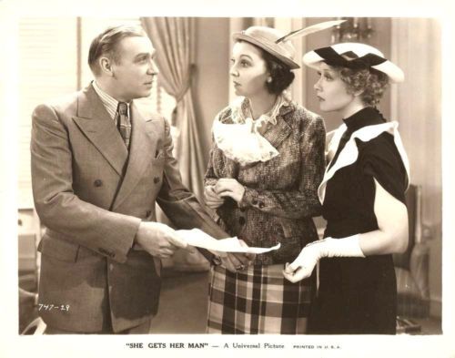 ZASU Pitts Hugh OConnell She Gets Her Man ORIG1935