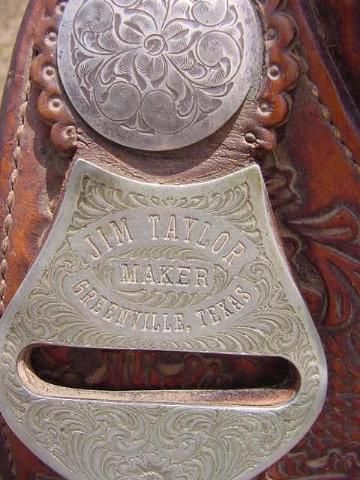 Custom Jim Taylor Reining Saddle for Doug Milholland