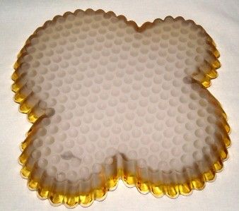 hobbs brockunier frances ware glass hobnail platter 1880