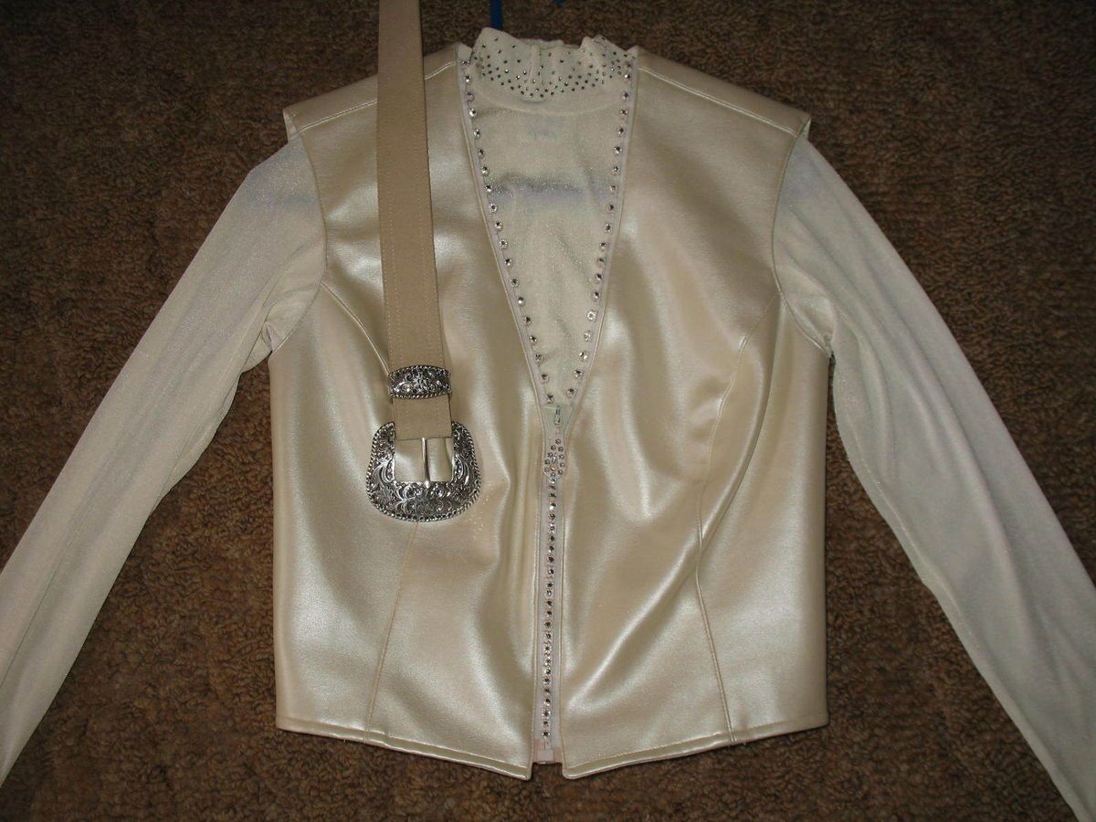 Hobby Horse Western Show Vest Horsemanship With Slinky and Belt