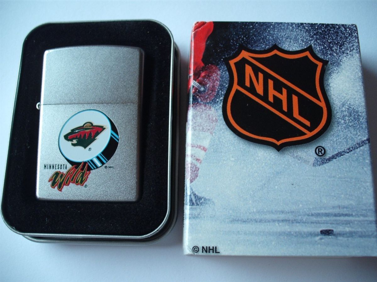 MINNESOTA WILD NHL HOCKEY TEAM COLLECTOR ZIPPO LIGHTER 07 SEALED MINT