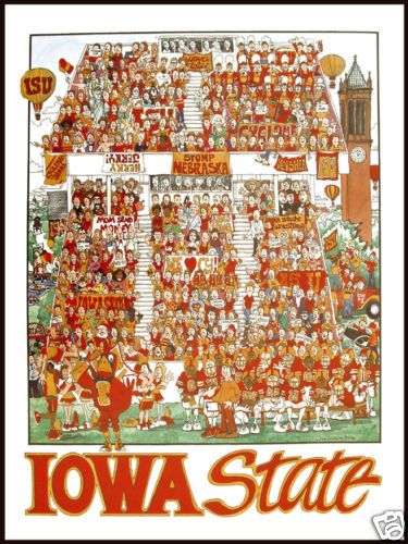 Iowa State Cyclone Football at Jack Trice by Holladay