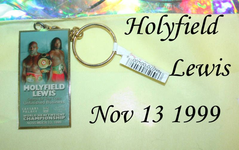 Boxing Holyfield Lewis Las Vegas Caesars 1999 Key Chain