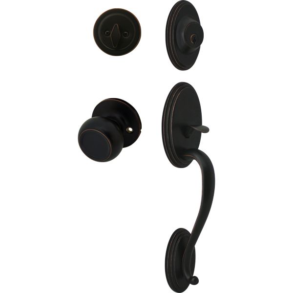 Cosmas 20 Series Oil Rubbed Bronze Door Knob Hardware