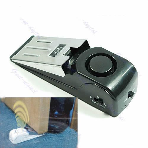 Home Safety Wedge Security Door Stop Easy Alarm Alert