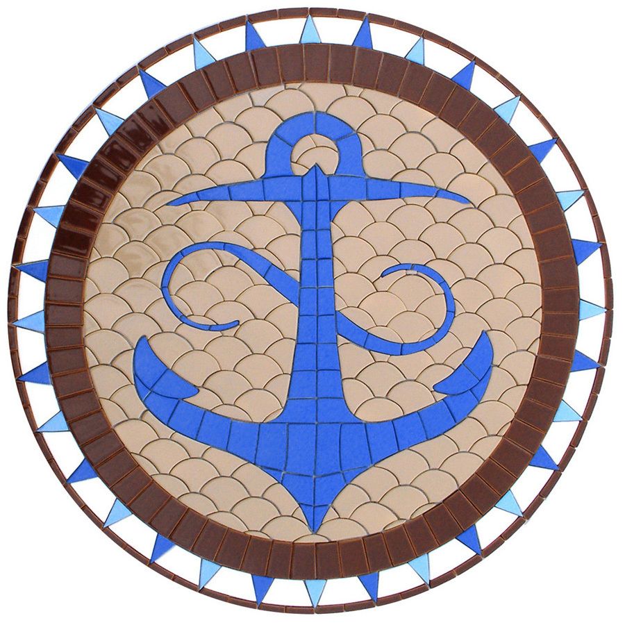 Nautical Rug Pattern Exclusive Latch Hook Pattern R4468