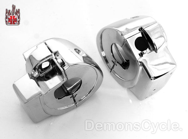  HAND CONTROLS BRAKE CLUTCH LEVERS SWITCH HOUSINGS FIT HARLEY FLT 96 04