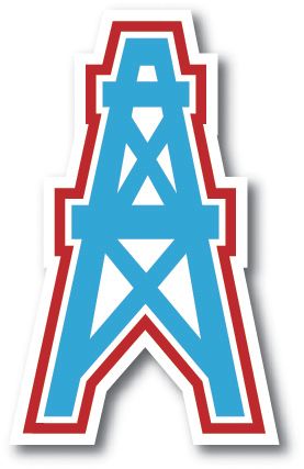 Houston Oilers Vinyl Die Cut Decal Sticker 3 Sizes