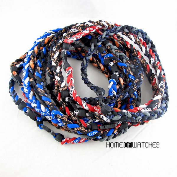 22 Tornado Titanium Magnetic Weave Rope Necklace NFL Football Sport