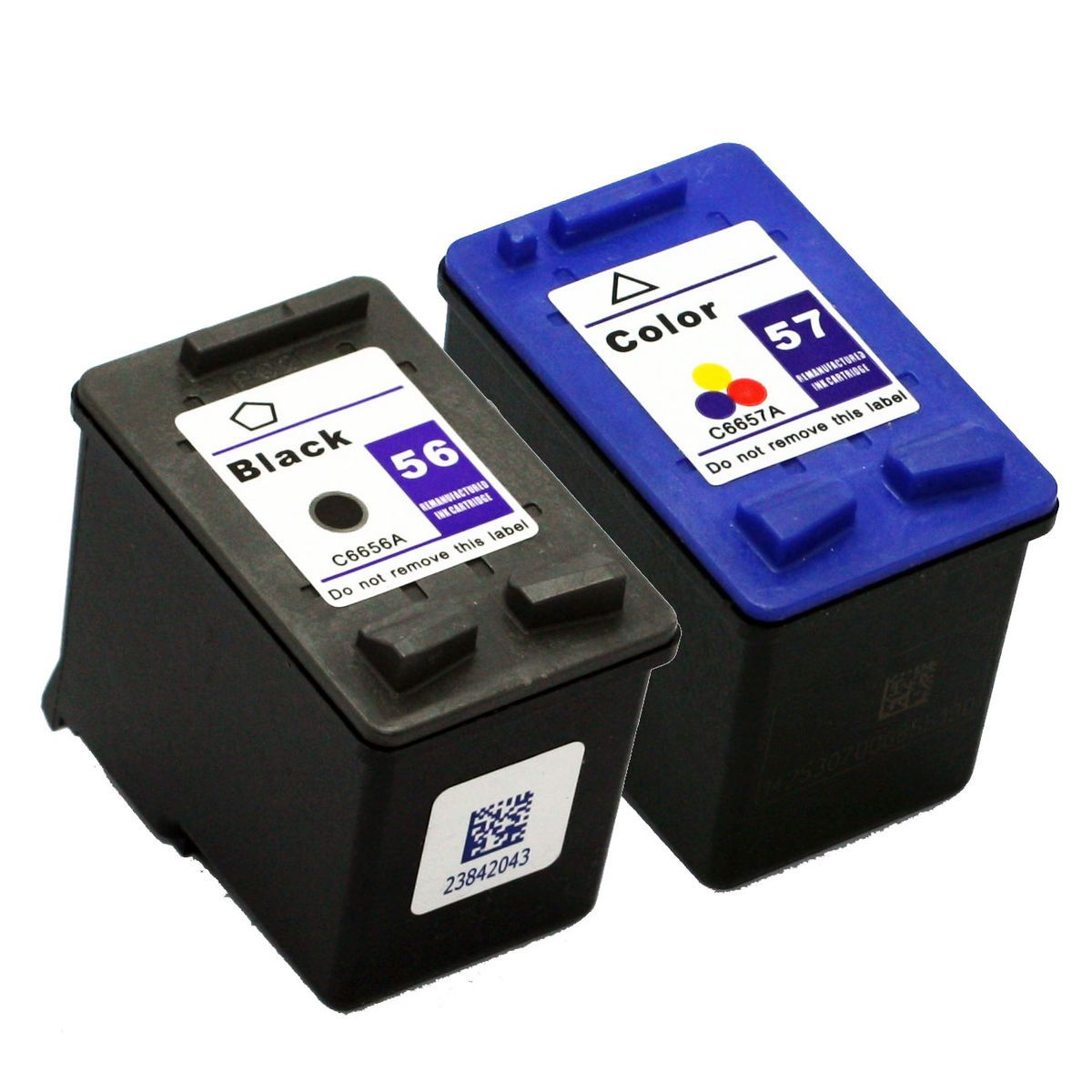 2pk HP 56 57 Ink for PSC 2410V 1311 Deskjet 9680 9670