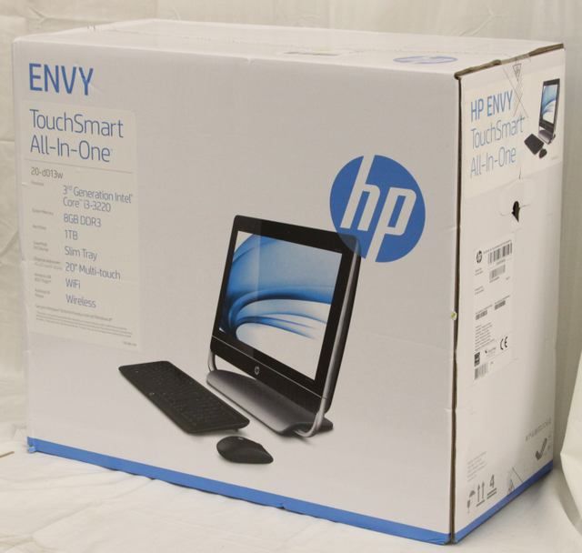 New HP Envy TouchSmart 20 D013W All in One Desktop PC