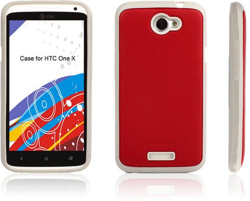 HTC One x Kalaideng Innovation Silicone Protective Shell Case Red PN