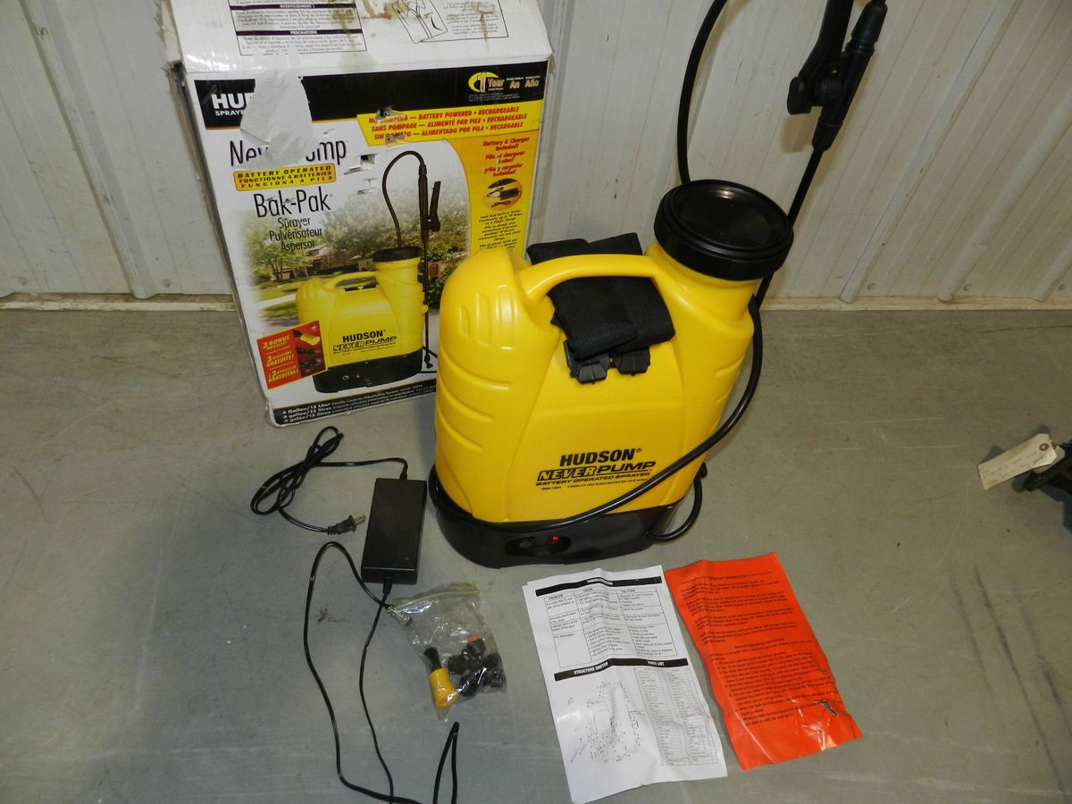 Hudson Neverpump Bak Pak DC Pump Sprayer 12 Volt Model 13854