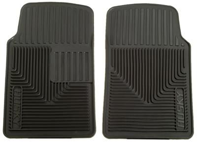 Husky Heavy Duty Front Seat Floor Liners Mats Custom Fit Black 51061