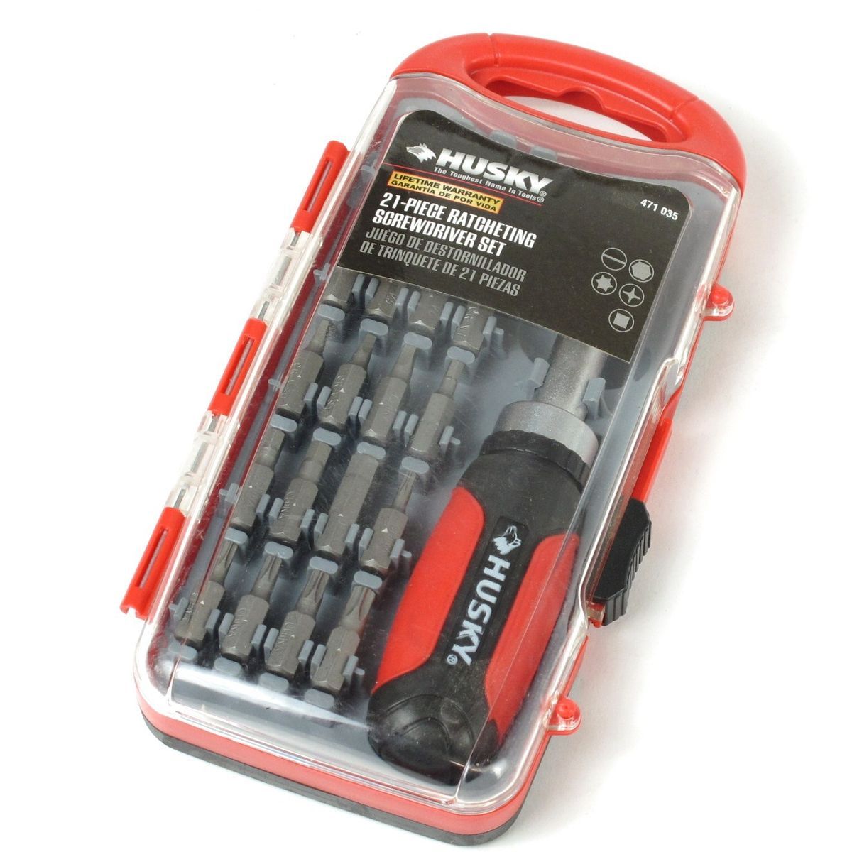 Husky 21 Piece Ratcheting Screwdriver Set