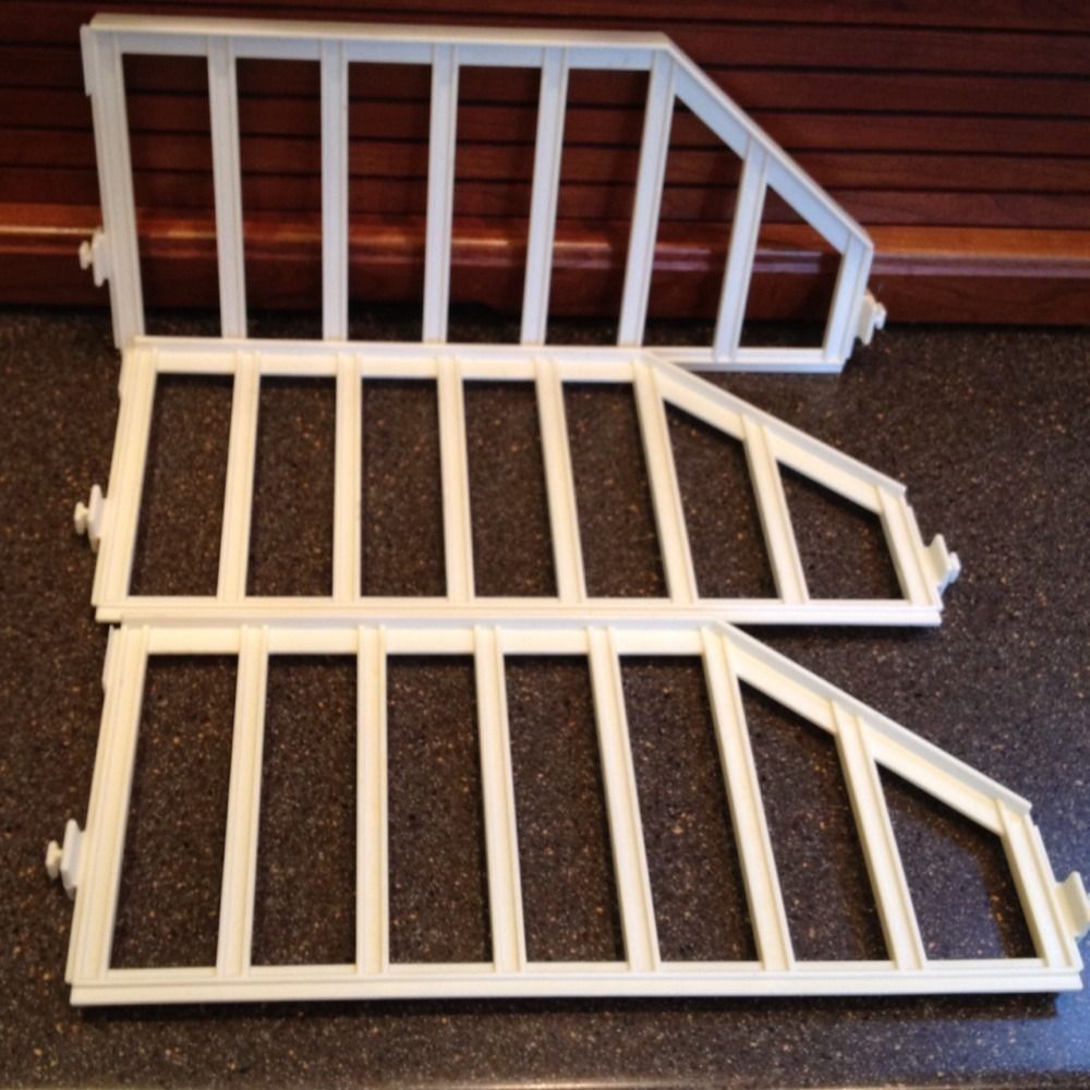 Vintage Barbie Dream House White Porch Rails Replacement Part A