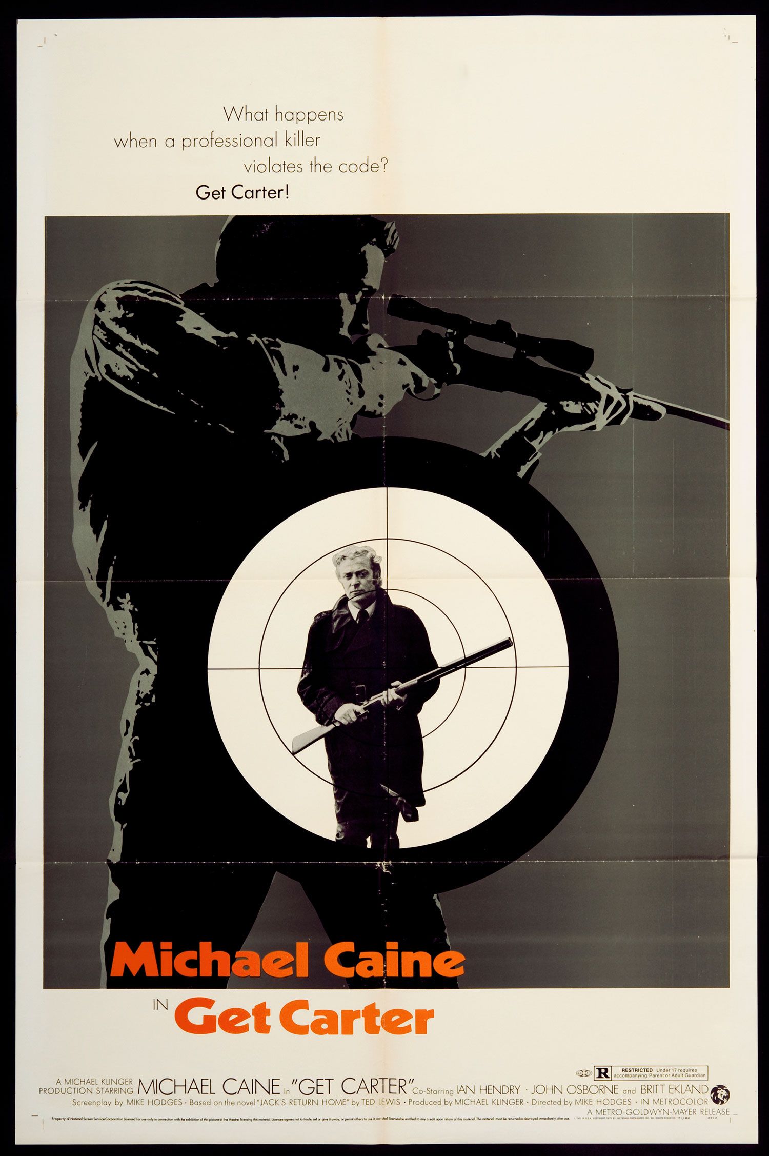 Get Carter 1971 Orig 1sheet Movie Poster Michael Caine