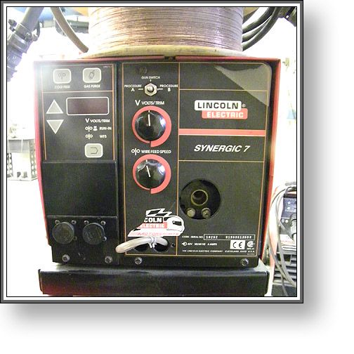 Lincoln Electric Power Wave 450 Welder + Synergic 7 Feeder + LOW HOURS