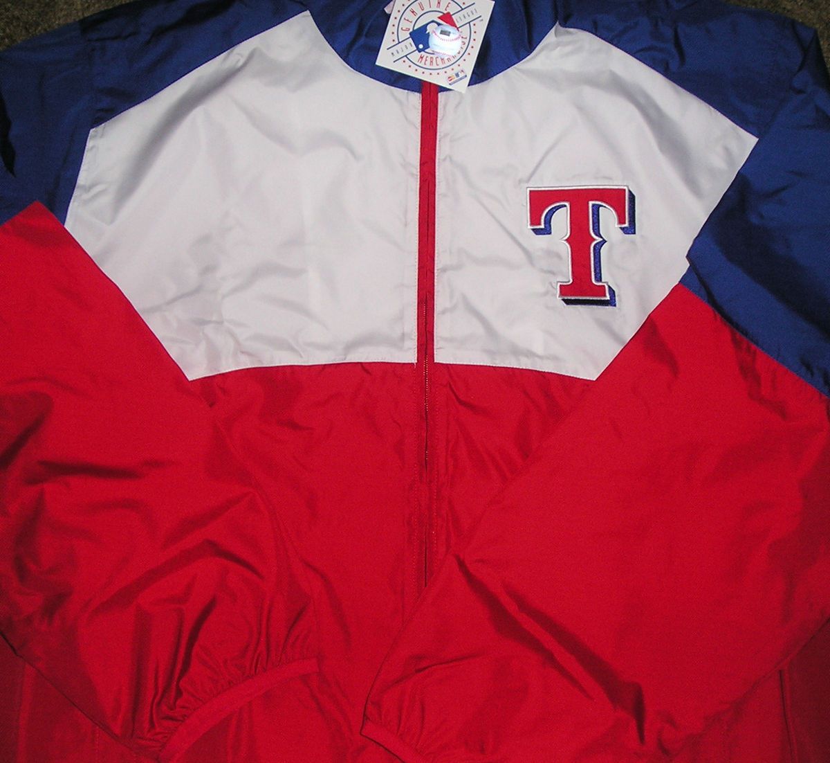 Texas Rangers Windbreaker Jacket Coat 2XL XXL New