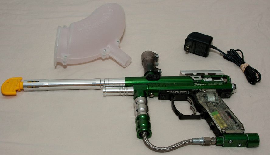 Spyder Imagine Paintball Marker Gun Electronic Trigger with Hopper