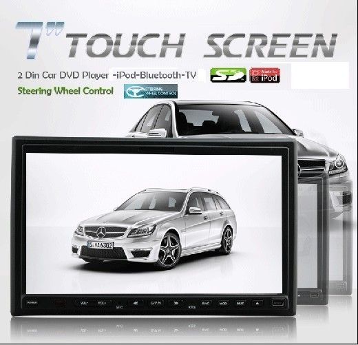 Touch Screen Car Radio CD DVD Player in Dash Deck TV