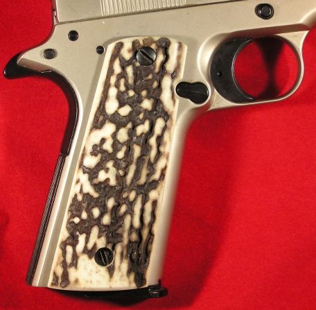 CUSTOM*COLT*1911 *PREMIUM *SAMBAR*STAG*GRIPS*BEAUTY***NR