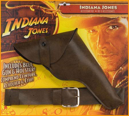 Indiana Jones Halloween Costume Toy Gun & Toy Holster