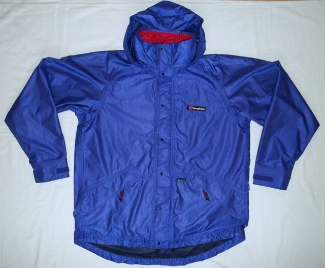 Berghaus Indra Jacket Aquafoil Mens M Medium Blue Coat Fjallraven