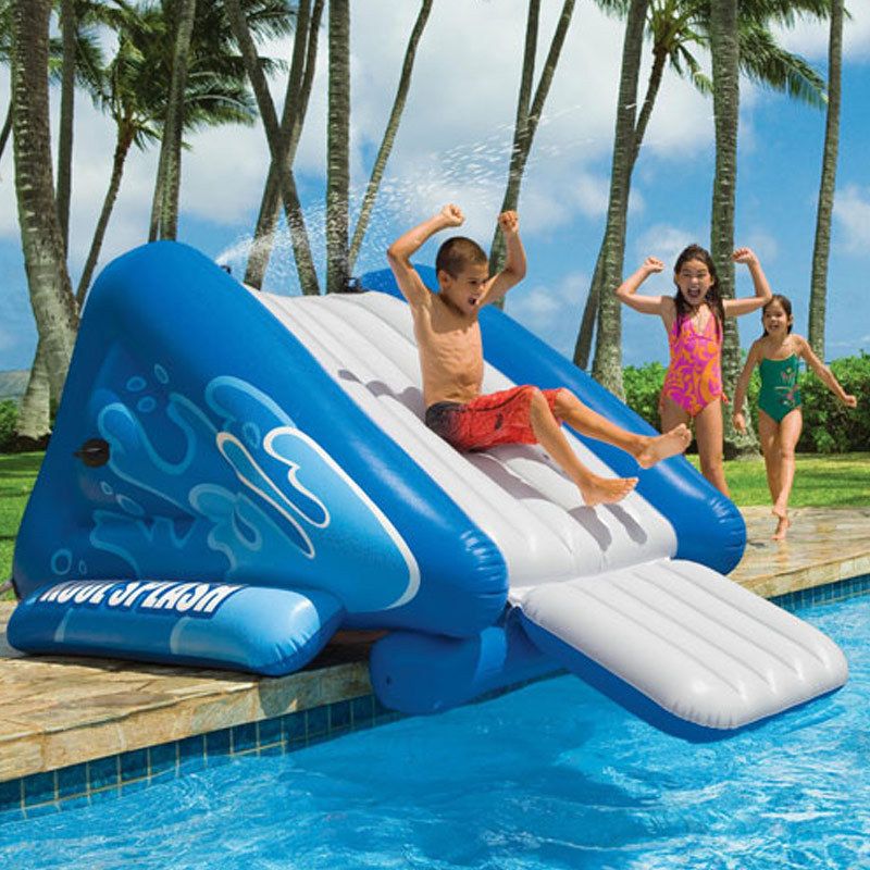 Intex Kool Splash Inground Inflatable Swimming Pool Water Slide
