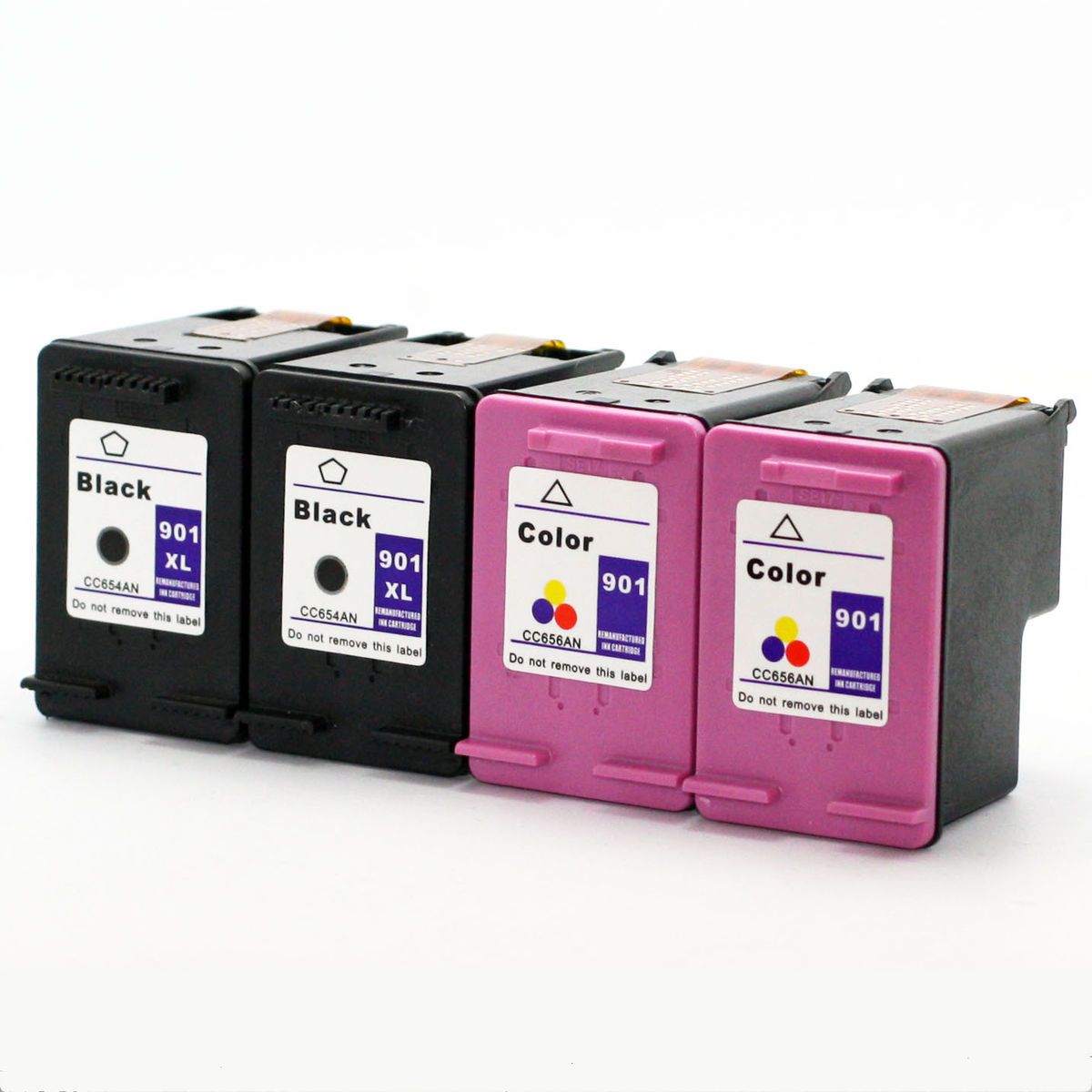 4pk HP 901 XL Ink Cartridge for Officejet J4580 Printer