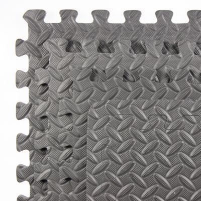 4pk Anti Fatigue Flooring Interlocking Mats Expandable Grey 20 5 x 38
