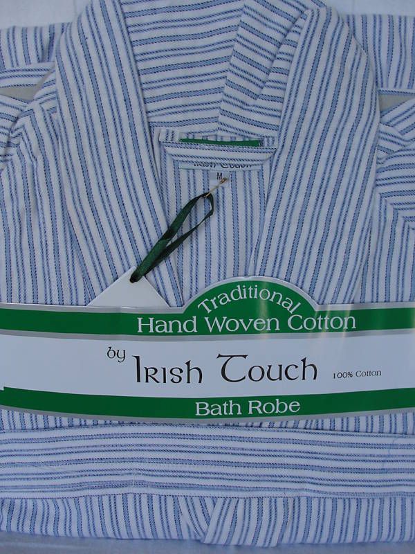 Traditional Irish Robe 100 Hand Woven Cotton Size Extra Large