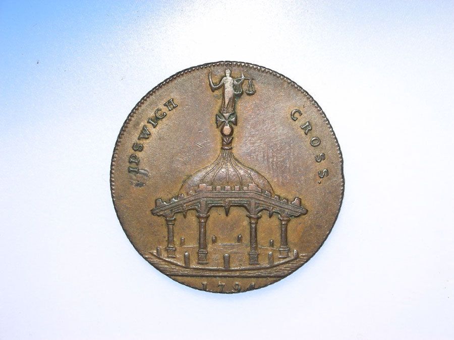 Ipswich Cross Conders Halfpenny Token 1794