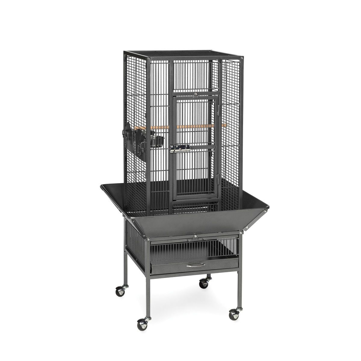  Parkway Wrought Iron Bird Cage Black Hamm Black Hammertone