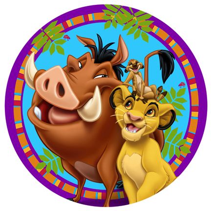 Lion King Simba Dinner Paper Plates Birthday Party Supplies