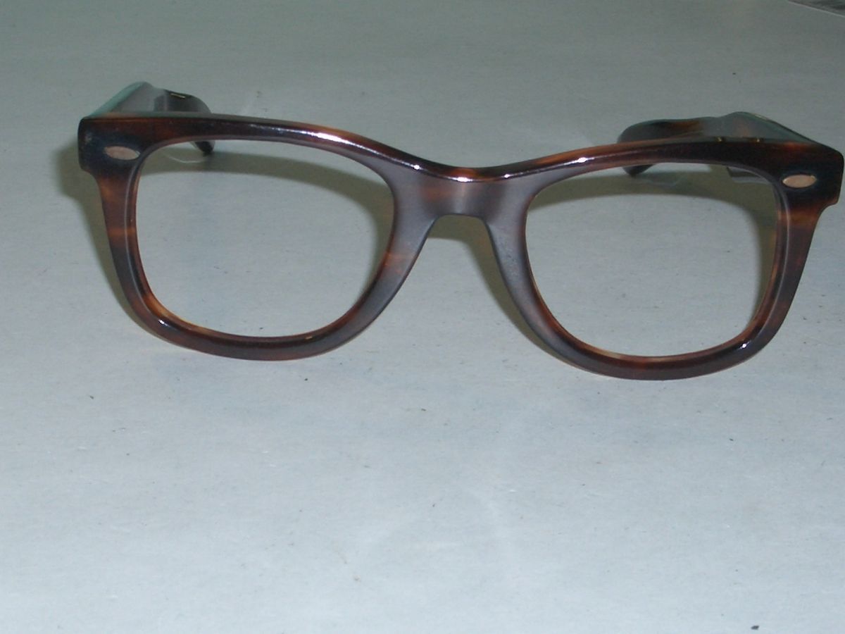  TORTOISE STRAIGHT TEMPLES TRADITIONALS EYEGLASS SUNGLASSES FRAMES ONLY