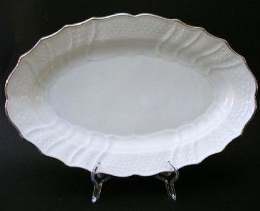 Hutschenreuther Dresden Platinum Oval Serving Platter