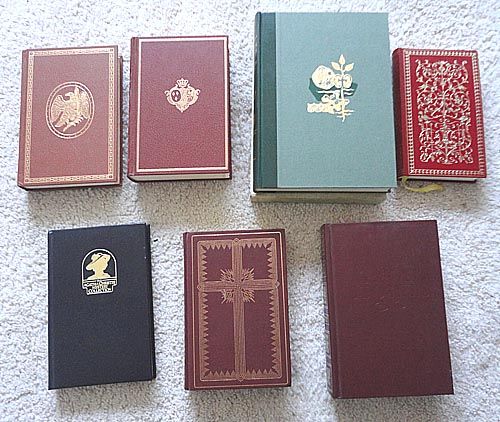 Terrific Leather Premium Lot Featuring Easton Press Franklin Nobel ICL