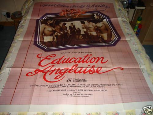 Affiche J C Roy Education Anglaise Érotique