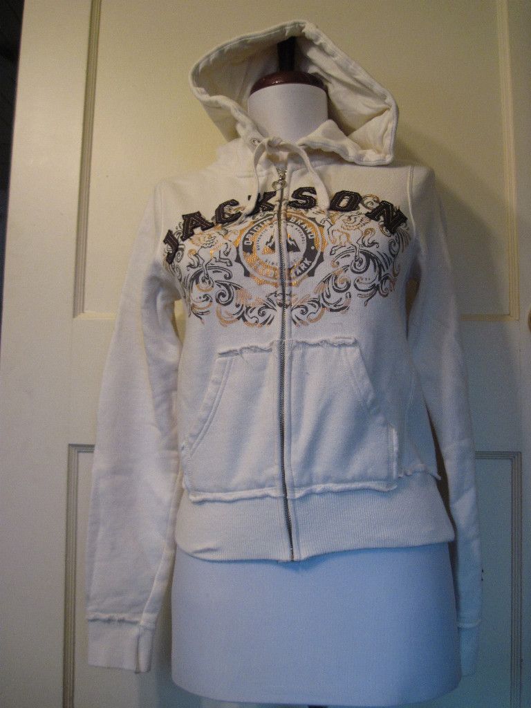 Misses Bac Jackson Zip Up Hoodie Size XS