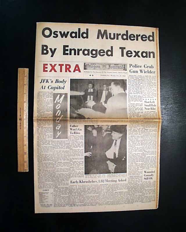 Lee Harvey Oswald Jack Ruby Murder JFK Kennedy Assassination 1963