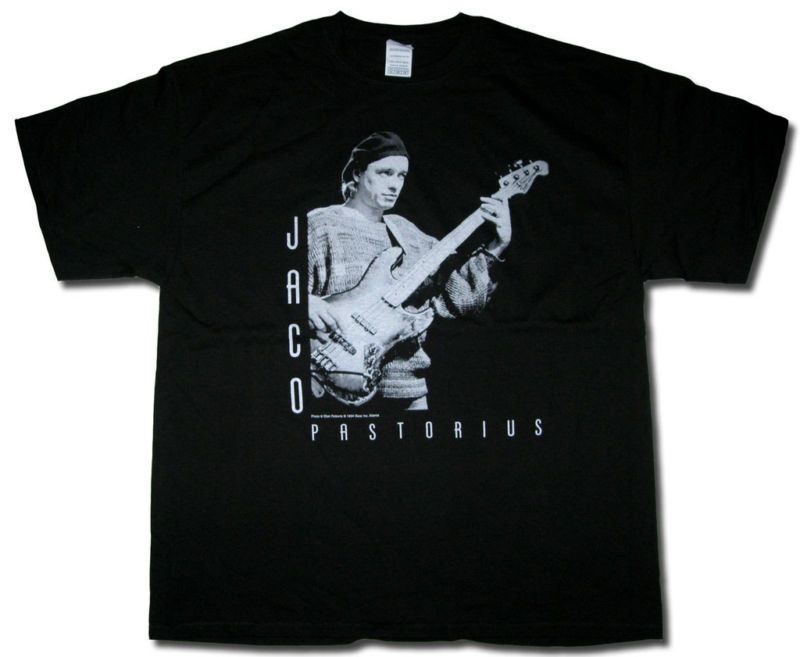 Jaco Pastorius Beret Pic T Shirt Weather Report Jazz