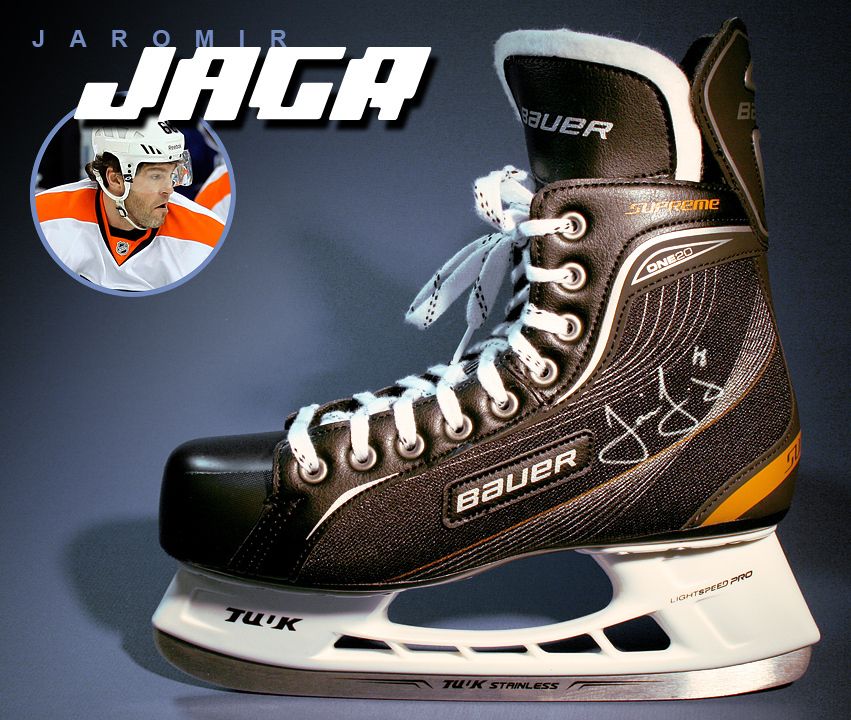 Jaromir Jagr Signed Bauer Skate