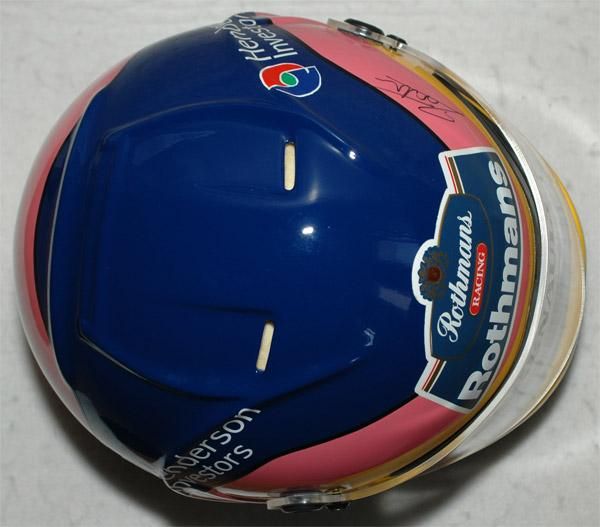 Jacques Villeneuve Signed 1997 WC Replica F1 Helmet