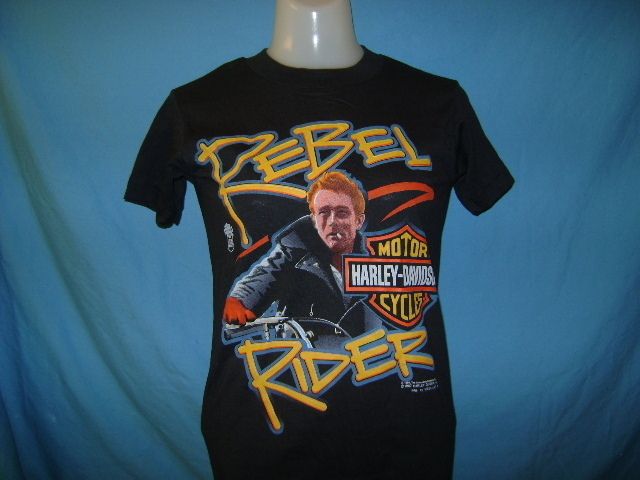 Vintage James Dean Harley Davidson Rebel T Shirt YM